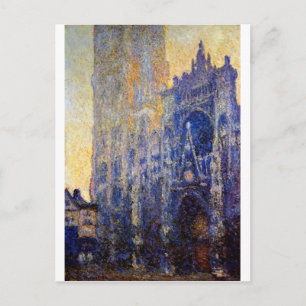 Monet - Rouen Cathedral, Morning Effect Postcard