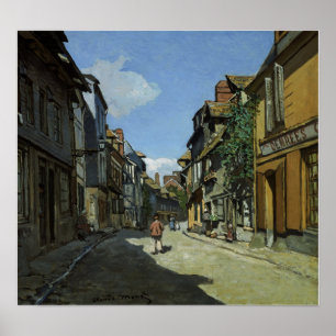 Monet - Rue De La Bavolle Honfleur Poster