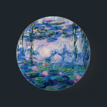 Monet’s Water Lilies 6 Cm Round Badge<br><div class="desc">Monet’s Water Lilies. 
Please visit my store for more interesting design and more colour choice => zazzle.com/iwheels*</div>