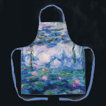 Monet’s Water Lilies  Apron<br><div class="desc">Monet’s Water Lilies. 
Please visit my store for more interesting design and more colour choice =>  zazzle.com/iwheels*</div>