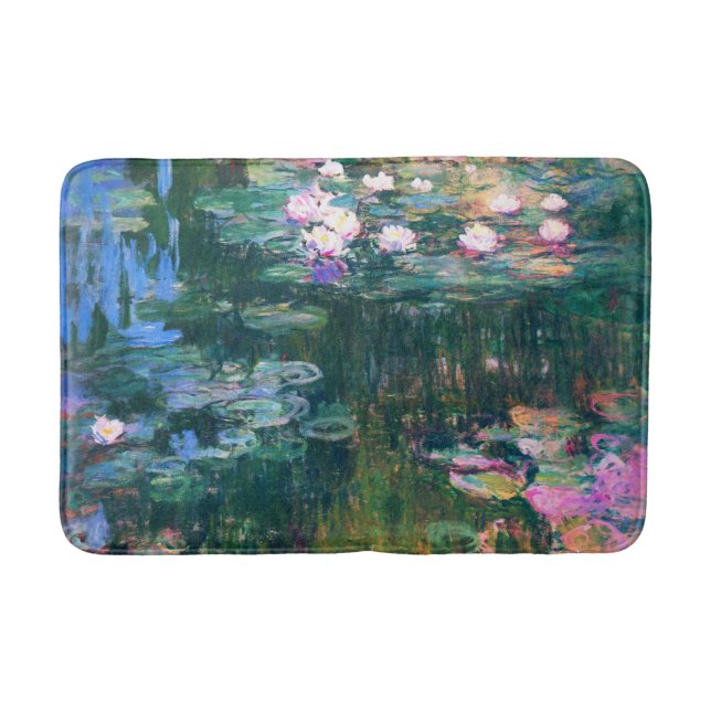 Monet’s Water Lilies Bath Mat (Front)