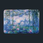 Monet’s Water Lilies Bath Mat<br><div class="desc">Monet’s Water Lilies.  
Please visit my store for more interesting design and more colour choice => zazzle.com/iwheels*</div>