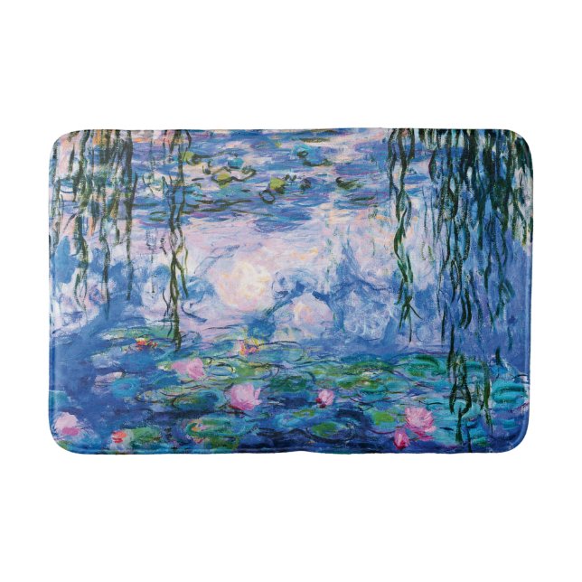 Monet’s Water Lilies Bath Mat (Front)