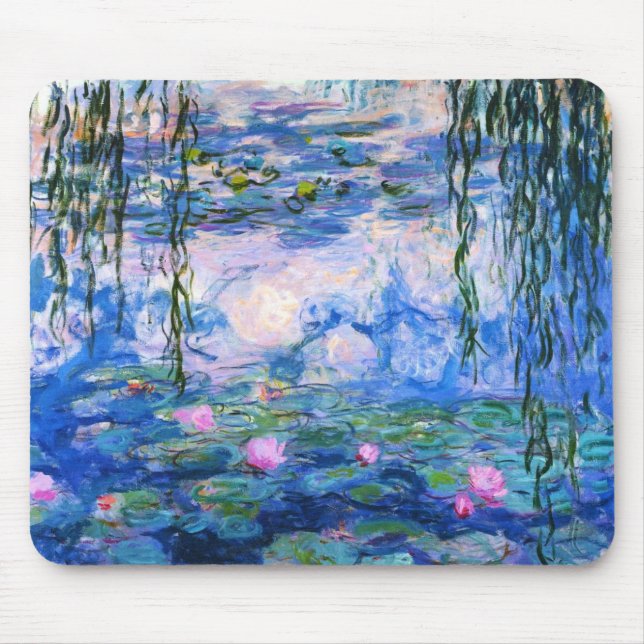 Monet’s Water Lilies Mouse Mat (Front)