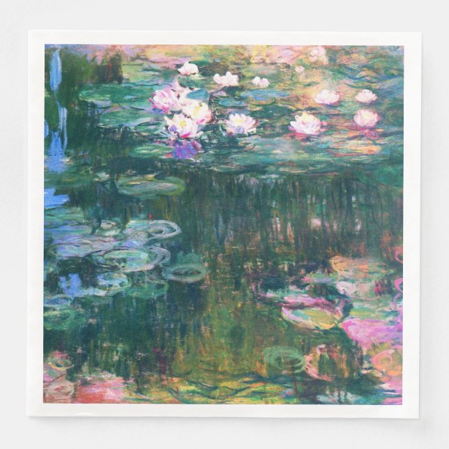 Monet’s Water Lilies  Napkin (Front)