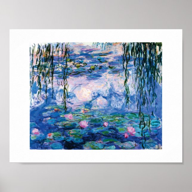 Monet’s Water Lilies Poster (Front)