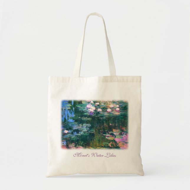 Monet’s Water Lilies Tote Bag (Front)