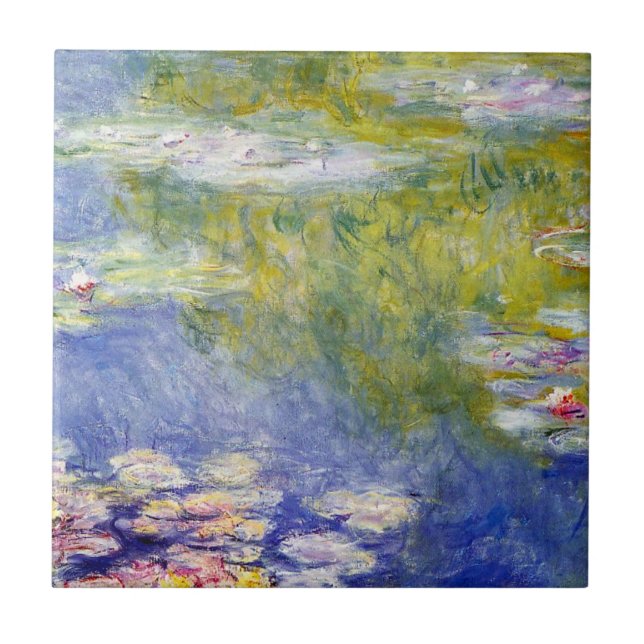 Monet’s Water Lily Pond  Tile (Front)