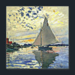 Monet - Sailboat at le Petit Gennevilliers,<br><div class="desc">Claude Monet painting,  Sailboat at le Petit Gennevilliers</div>