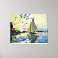 Monet - Sailboat at Le Petit-Gennevilliers