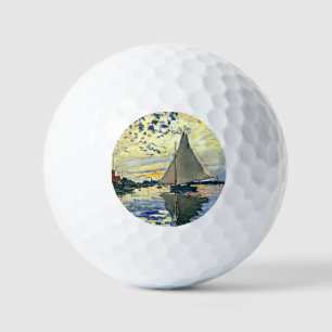 Monet - Sailboat at le Petit Gennevilliers Golf Balls