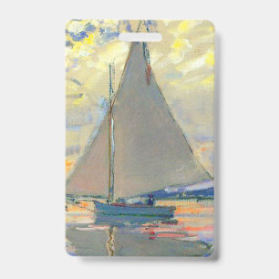 Monet Sailboat at Le Petit-Gennevilliers ID Badge