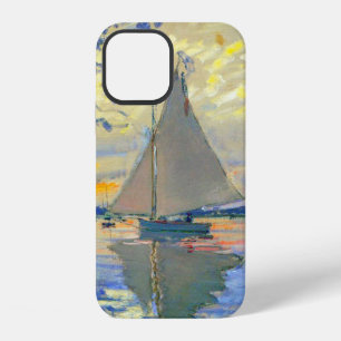 Monet Sailboat at Le Petit-Gennevilliers iPhone 12 Case