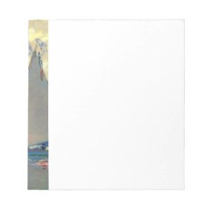 Monet Sailboat at Le Petit-Gennevilliers Notepad