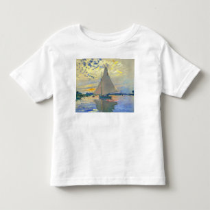 Monet Sailboat at Le Petit-Gennevilliers Toddler T-Shirt