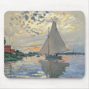 Monet Sailboat Mouse Mat