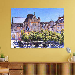 Monet - Saint Germain l'Auxerrois Canvas Print
