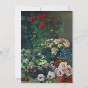 Monet Spring Flowers card
