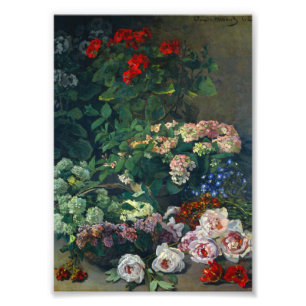Monet Spring Flowers Photo Print