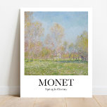 Monet Spring in Giverny Art Print<br><div class="desc">Pastel Monet art print of Spring in Giverny – soft landscape poster for garden lovers and nature-inspired home decor. Ideal for bedroom decor, nature-inspired rooms, reading nooks, or cottagecore aesthetics, this museum-quality reproduction evokes renewal, joy, and gentle natural elegance. A thoughtful gift for garden lovers, art enthusiasts, and fans of...</div>