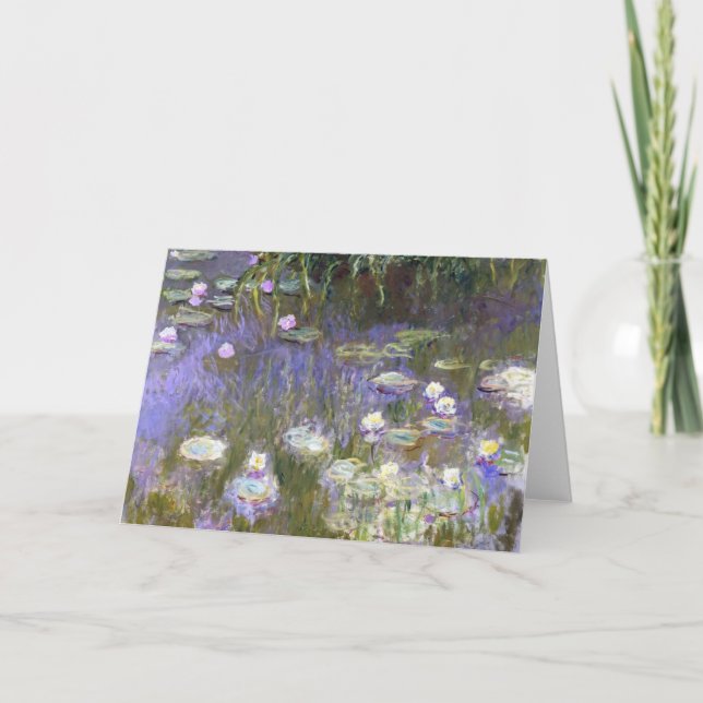 Monet Springtime Greeting Card (Front)