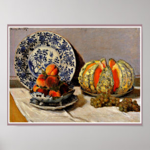 Monet - Still Life with Melon Poster