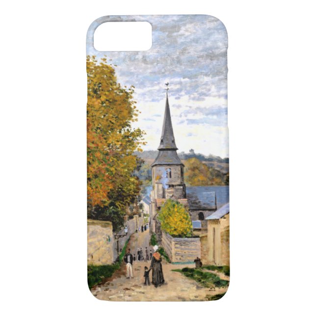 Monet - Street in Saint-Adresse, fine art painting Case-Mate iPhone Case (Back)