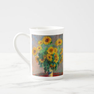Monet Sunflowers Bone China Mug