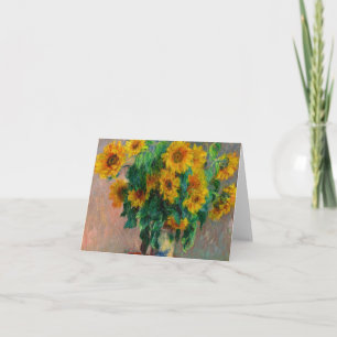 Monet Sunflowers Invitation