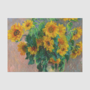 Monet Sunflowers Tissue Paper