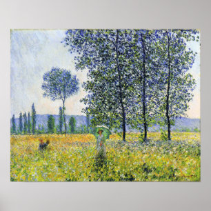 Monet - Sunlight Effect Under The Poplars 1887 Poster