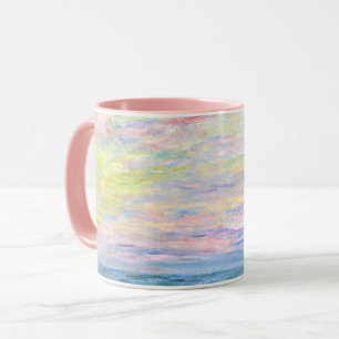 Monet - Sunset at Pourville, fine art Mug