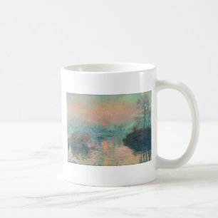 Monet Sunset on the Seine Fine Art Impressionism Coffee Mug