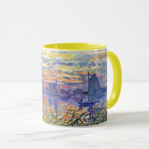 Monet - Sunset on the Seine, Mug