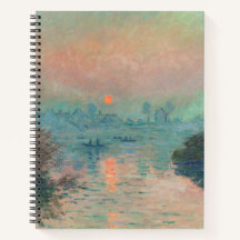 Monet Sunset Seine Fine Art Impressionism 