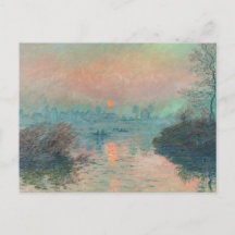 Monet Sunset Seine Fine Art Impressionism 