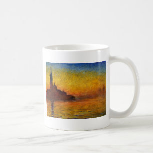 Monet Sunset Venice Colourful Impressionism Art Coffee Mug