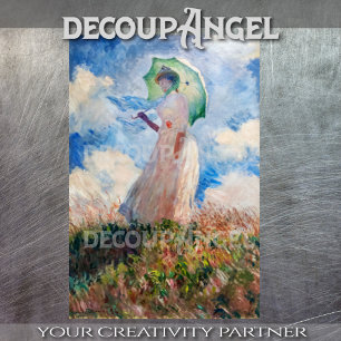 Monet- Suzanne Hoschedé Decoupage Tissue Paper