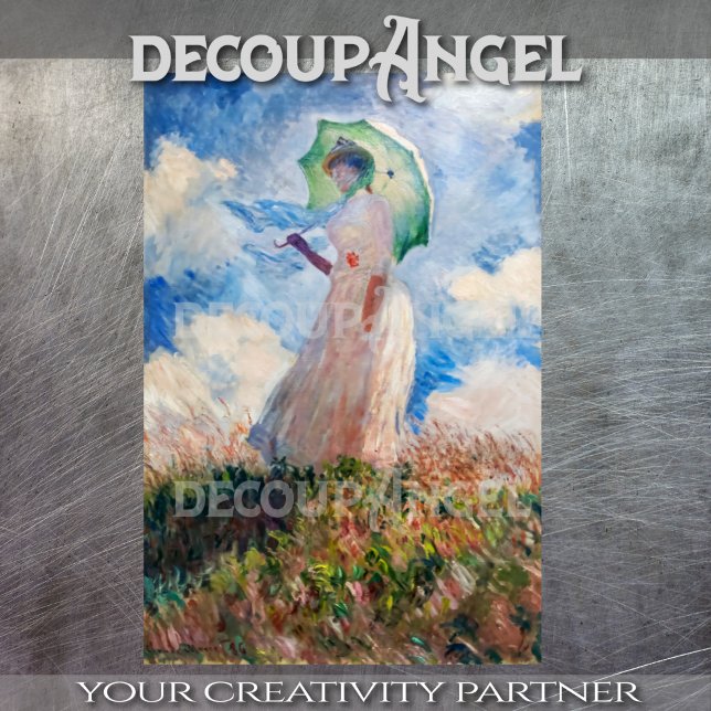 Monet- Suzanne Hoschedé Decoupage Tissue Paper (Creator Uploaded)