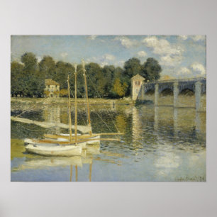 Monet - The Argenteuil Bridge Poster