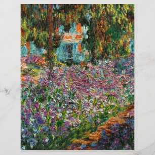 Monet The Artist’s Garden at Giverny Custom Letterhead