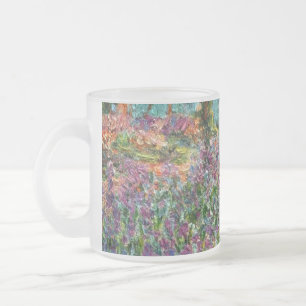 Monet The Artist’s Garden at Giverny Frosted Glass Coffee Mug