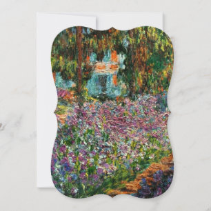 Monet The Artist’s Garden at Giverny Invitation
