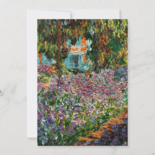 Monet The Artist’s Garden at Giverny Invitation