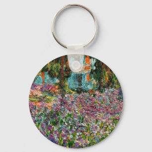 Monet The Artist’s Garden at Giverny  Key Ring