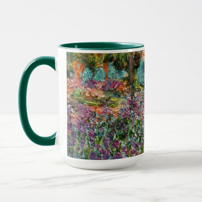 Monet The Artist’s Garden at Giverny  Mug (Left)