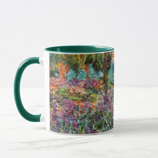 Monet The Artist’s Garden at Giverny  Mug (Left)