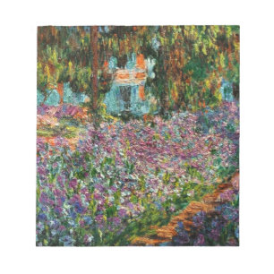 Monet The Artist’s Garden at Giverny  Notepad