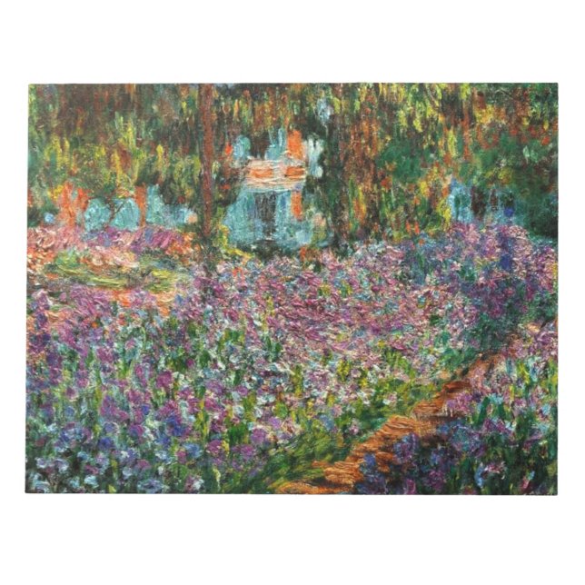 Monet The Artist’s Garden at Giverny  Notepad (Front)