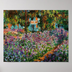 Monet The Artist’s Garden at Giverny Poster
